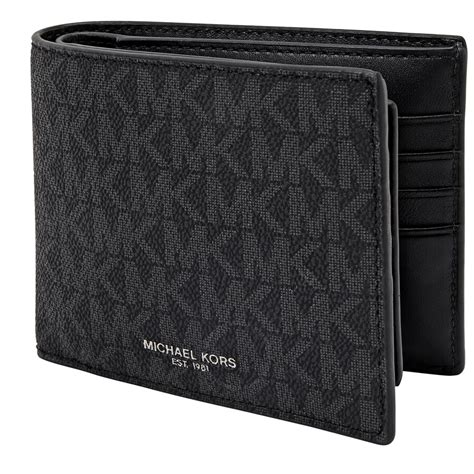 michael kors mens leather wallet|Michael Kors Wallet price.